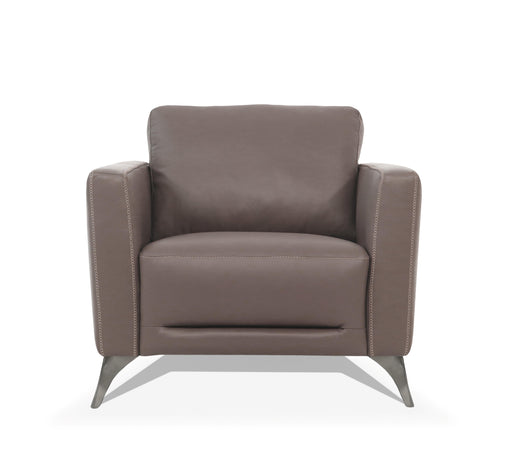 Malaga Taupe Leather Chair - Just Furniture (PA) - Multi Location