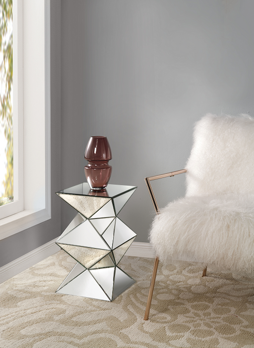 Nyoka Mirrored Pedestal Stand - Just Furniture (PA) - Multi Location