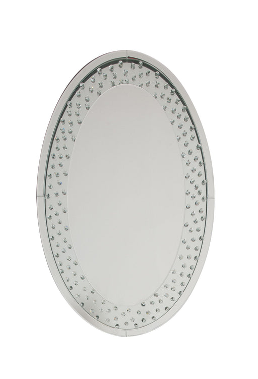 Nysa Mirrored & Faux Crystals Wall Decor - Just Furniture (PA) - Multi Location
