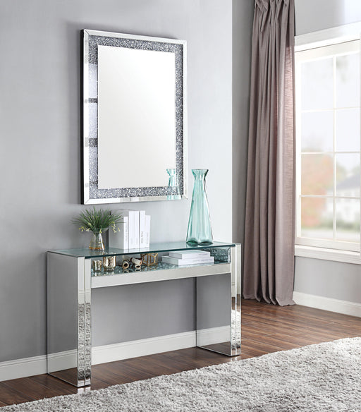 Nysa Mirrored & Faux Crystals Sofa Table - Just Furniture (PA) - Multi Location