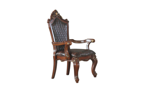 Picardy Cherry Oak & PU Arm Chair - Just Furniture (PA) - Multi Location