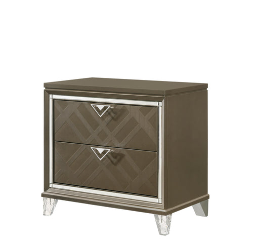 Skylar Dark Champagne Nightstand - Just Furniture (PA) - Multi Location