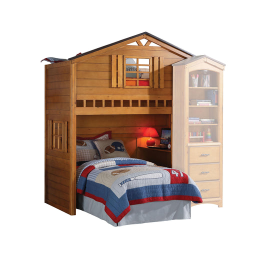 Tree House Rustic Oak Loft Bed (Twin Size) - Just Furniture (PA) - Multi Location