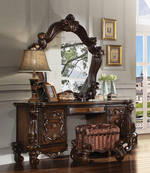 Versailles Cherry Oak Vanity Desk - Just Furniture (PA) - Multi Location