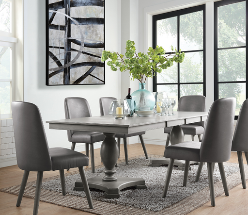 Waylon Gray Oak Dining Table - Just Furniture (PA) - Multi Location
