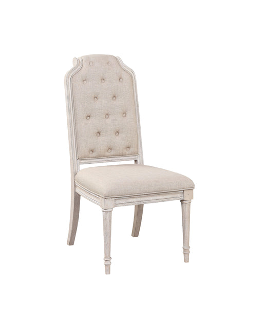 Wynsor Fabric & Antique Champagne Side Chair - Just Furniture (PA) - Multi Location