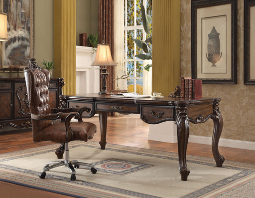 Versailles 2-Tone Light Brown PU & Cherry Oak Office Chair - Just Furniture (PA) - Multi Location