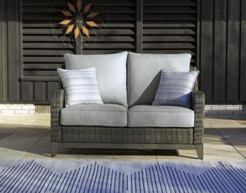 Elite Park Outdoor Loveseat, Lounge Chairs and Cocktail Table - Just Furniture (PA) - Multi Location
