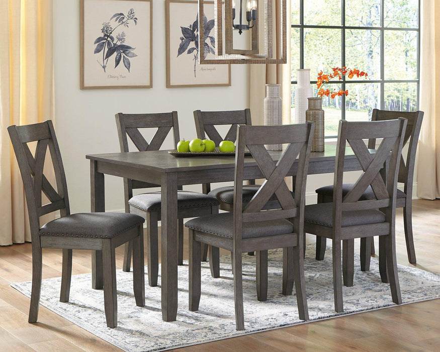 Caitbrook Dining Table and Chairs (Set of 7) - Just Furniture (PA) - Multi Location