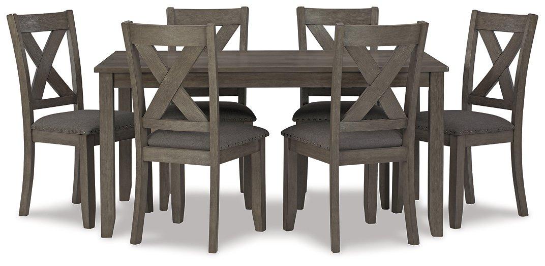 Caitbrook Dining Table and Chairs (Set of 7) - Just Furniture (PA) - Multi Location