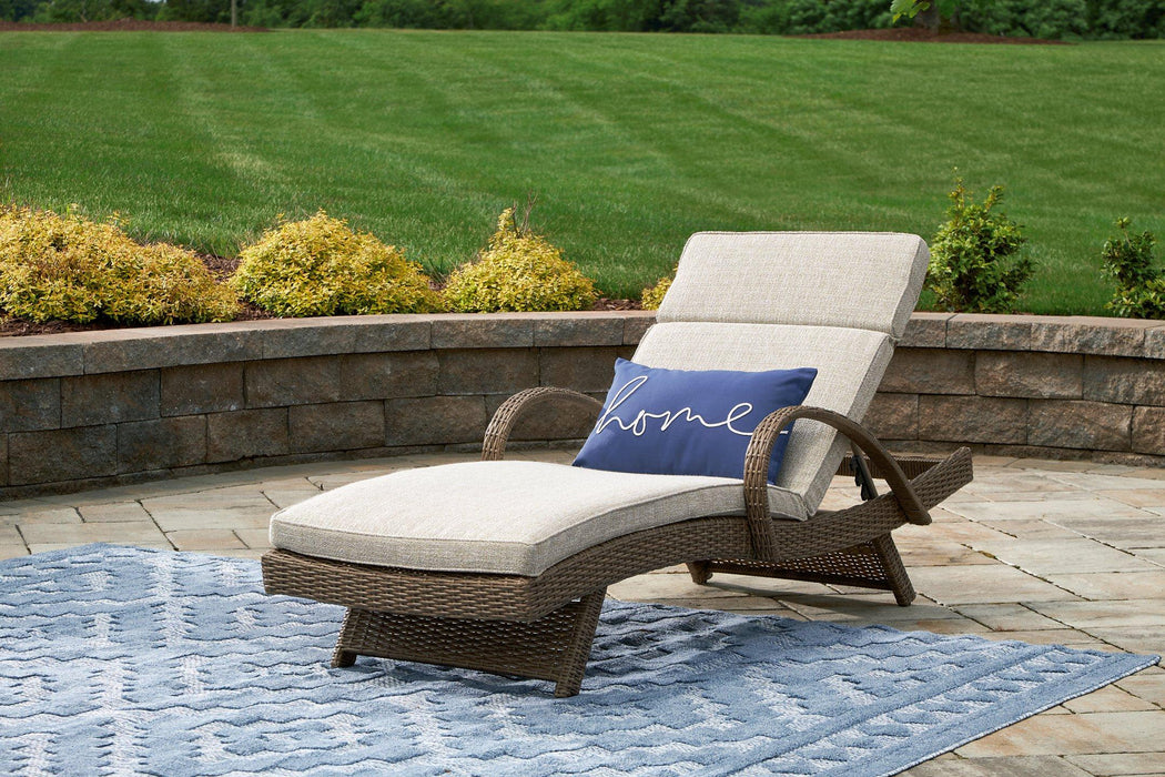 Beachcroft Outdoor Chaise Lounge with Cushion - Just Furniture (PA) - Multi Location