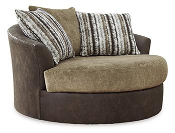 Alesbury Oversized Swivel Accent Chair - Just Furniture (PA) - Multi Location