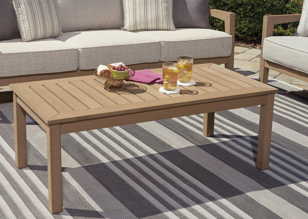 Hallow Creek Outdoor Coffee Table - Just Furniture (PA) - Multi Location