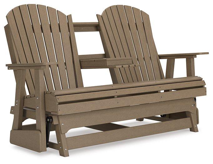 Hyland wave Outdoor Glider Loveseat - Just Furniture (PA) - Multi Location