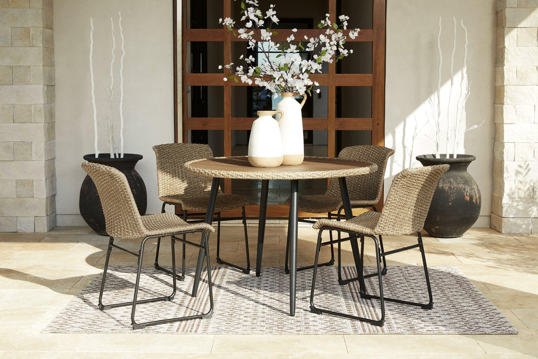 Amaris Outdoor Dining Set - Just Furniture (PA) - Multi Location