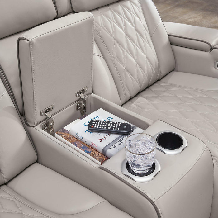 Boyington Power Reclining Loveseat with Console - Just Furniture (PA) - Multi Location