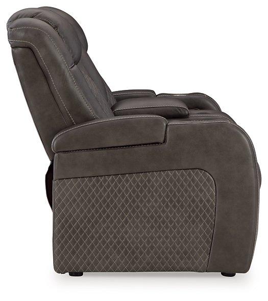 Fyne-Dyme Power Reclining Loveseat with Console - Just Furniture (PA) - Multi Location