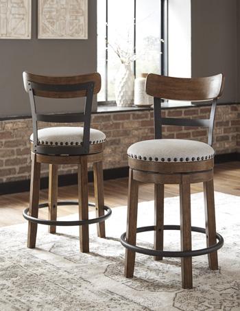 Valebeck Counter Height Bar Stool - Just Furniture (PA) - Multi Location