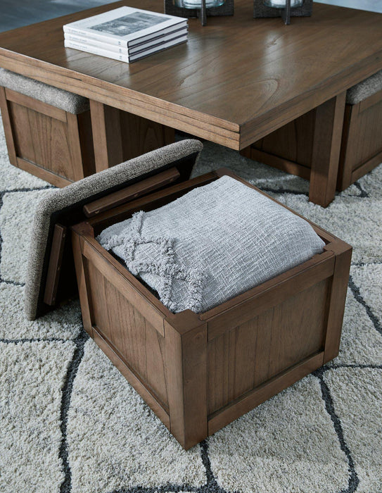 Boardernest Coffee Table with 4 Stools - Just Furniture (PA) - Multi Location