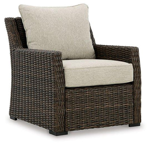 Brook Ranch Outdoor Lounge Chair with Cushion - Just Furniture (PA) - Multi Location