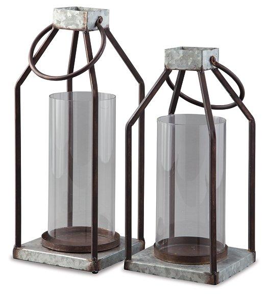 Diedrick Lantern (Set of 2) - Just Furniture (PA) - Multi Location