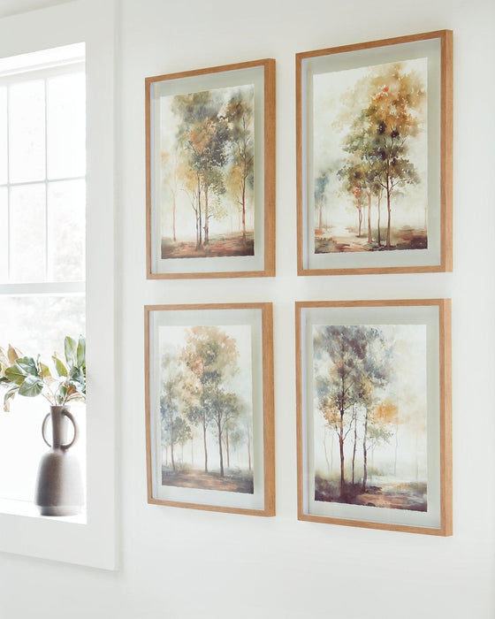 Bryneford Wall Art (Set of 4) - Just Furniture (PA) - Multi Location