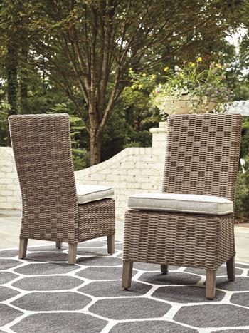 Beachcroft Outdoor Side Chair with Cushion (Set of 2) - Just Furniture (PA) - Multi Location
