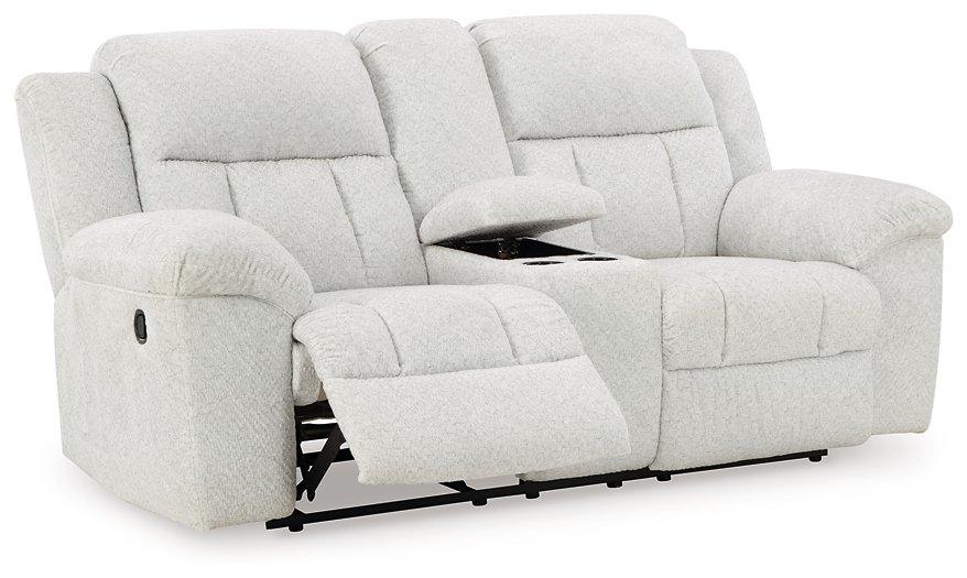 Frohn Reclining Loveseat with Console - Just Furniture (PA) - Multi Location