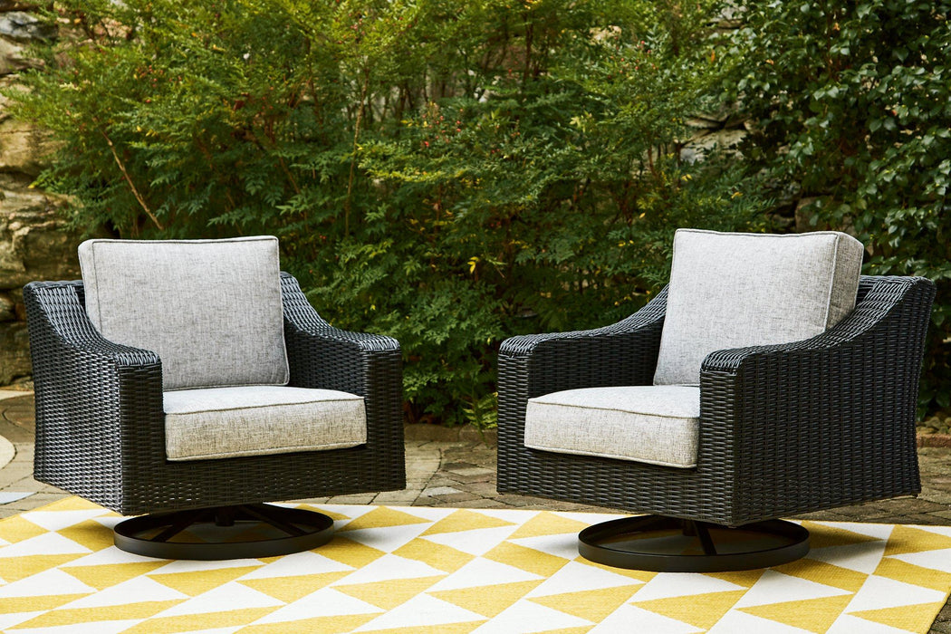 Beachcroft Outdoor Swivel Lounge with Cushion - Just Furniture (PA) - Multi Location