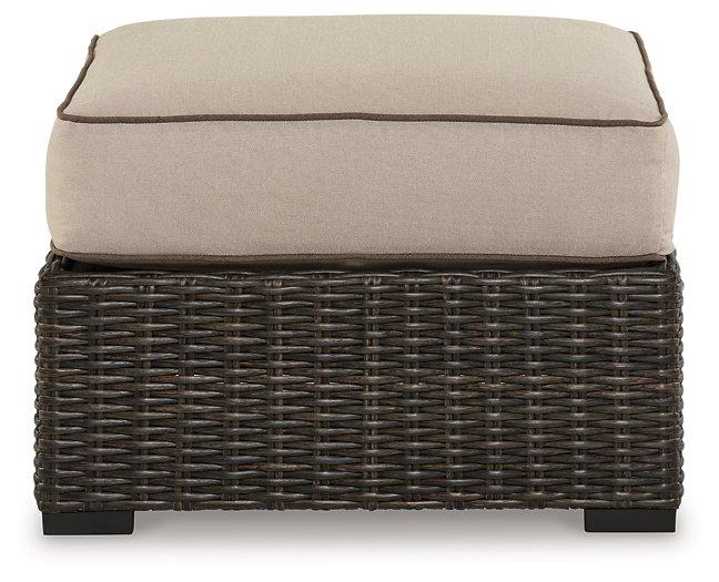 Coastline Bay Outdoor Ottoman with Cushion - Just Furniture (PA) - Multi Location