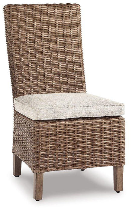 Beachcroft Outdoor Side Chair with Cushion (Set of 2) - Just Furniture (PA) - Multi Location