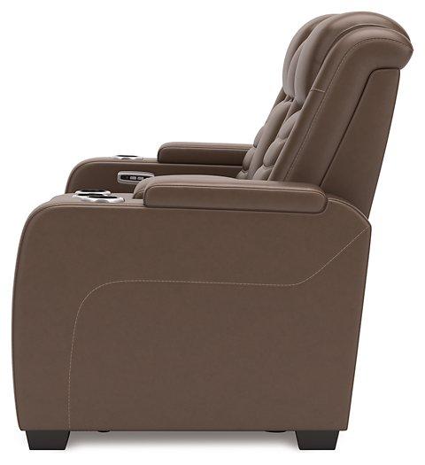 High Impact Power Reclining Loveseat with Console - Just Furniture (PA) - Multi Location