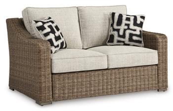 Beachcroft Outdoor Loveseat with Cushion - Just Furniture (PA) - Multi Location