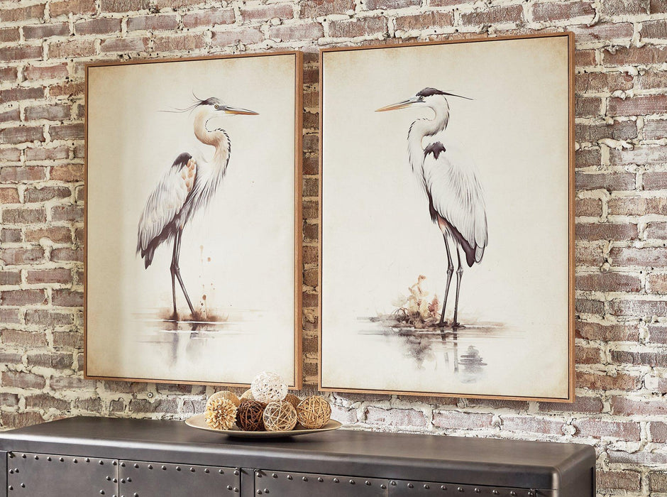 Aubinell Wall Art (Set of 2) - Just Furniture (PA) - Multi Location