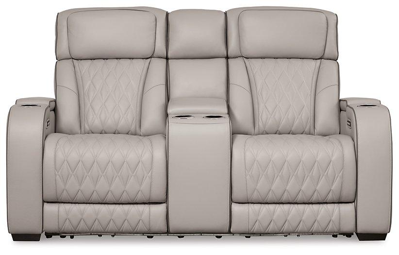 Boyington Power Reclining Loveseat with Console - Just Furniture (PA) - Multi Location