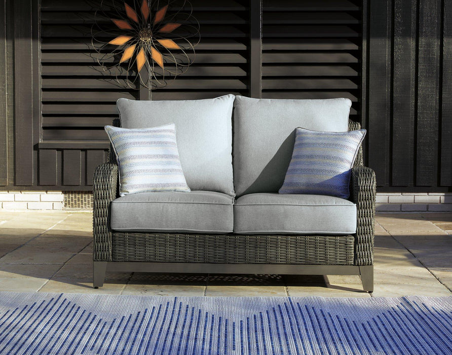 Elite Park Outdoor Loveseat with Cushion - Just Furniture (PA) - Multi Location
