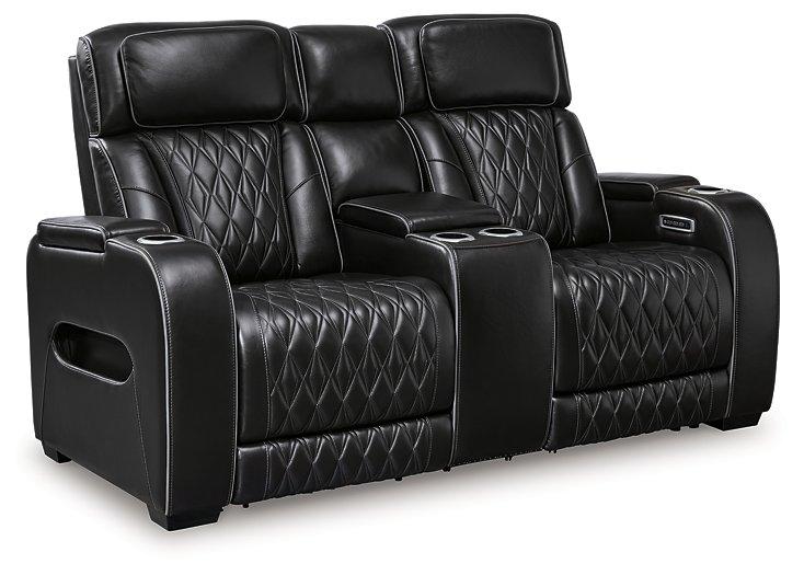 Boyington Power Reclining Loveseat with Console - Just Furniture (PA) - Multi Location
