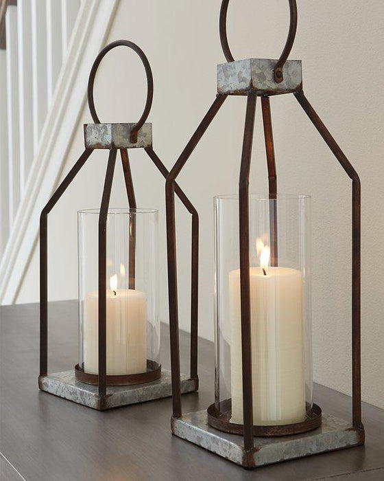 Diedrick Lantern (Set of 2) - Just Furniture (PA) - Multi Location
