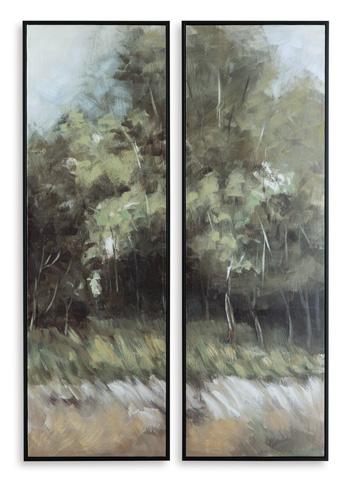 Dansot Wall Art (Set of 2) - Just Furniture (PA) - Multi Location