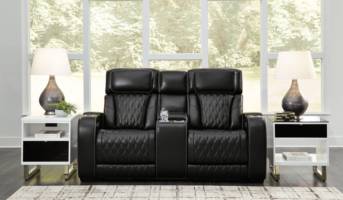 Boyington Power Reclining Loveseat with Console - Just Furniture (PA) - Multi Location
