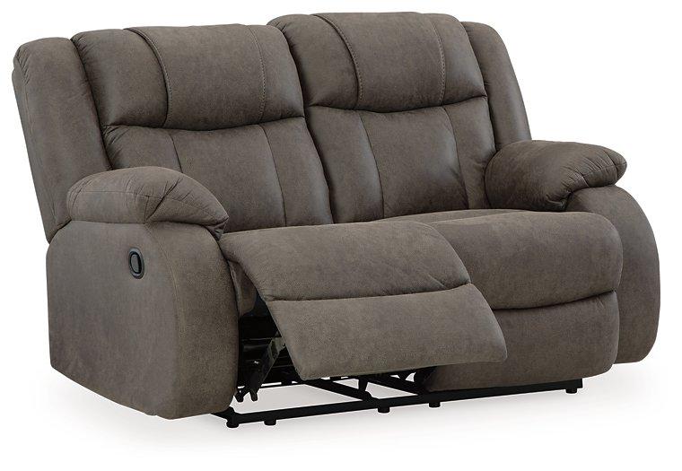 First Base Reclining Loveseat - Just Furniture (PA) - Multi Location