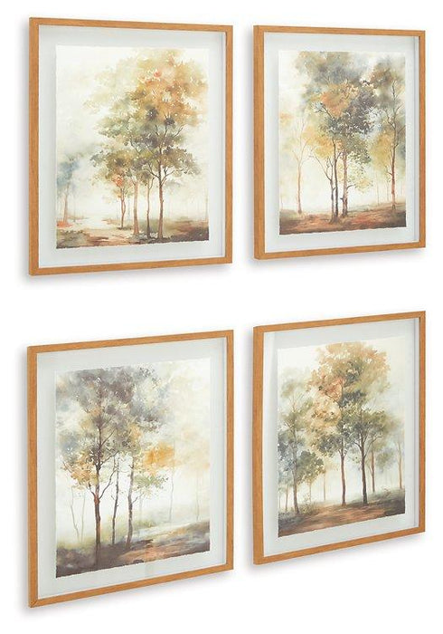 Bryneford Wall Art (Set of 4) - Just Furniture (PA) - Multi Location