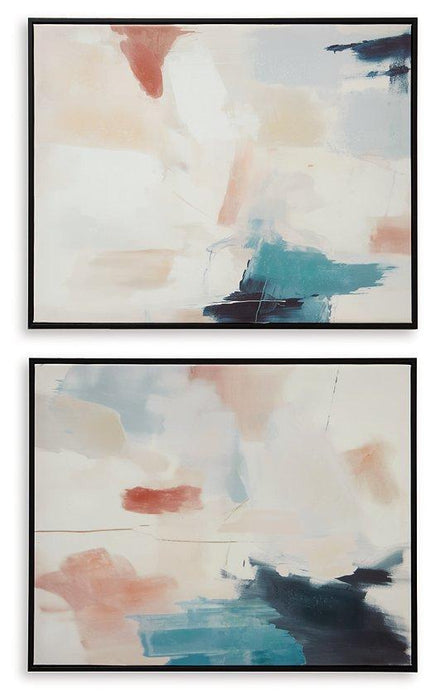 Caldish Wall Art (Set of 2) - Just Furniture (PA) - Multi Location