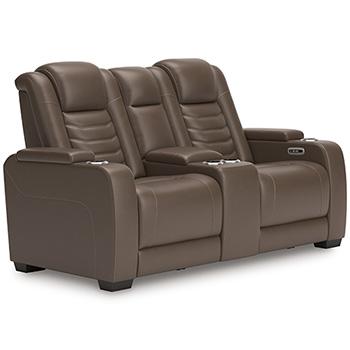 High Impact Power Reclining Loveseat with Console - Just Furniture (PA) - Multi Location