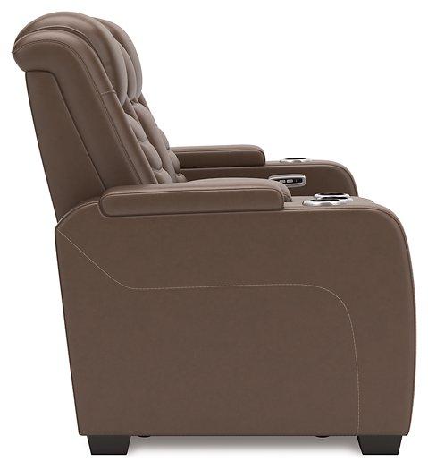 High Impact Power Reclining Loveseat with Console - Just Furniture (PA) - Multi Location