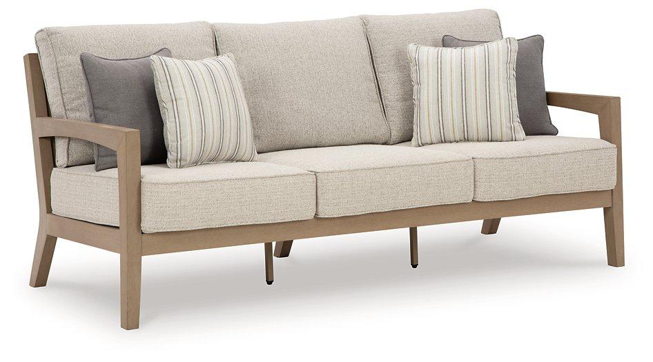 Hallow Creek Outdoor Sofa with Cushion - Just Furniture (PA) - Multi Location