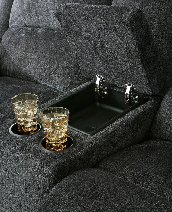 Draycoll Power Reclining Loveseat with Console - Just Furniture (PA) - Multi Location