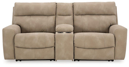 Next-Gen DuraPella Power Reclining Sectional Loveseat with Console - Just Furniture (PA) - Multi Location