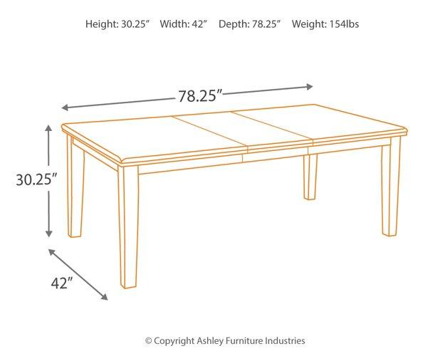 Haddigan Dining Set - Just Furniture (PA) - Multi Location
