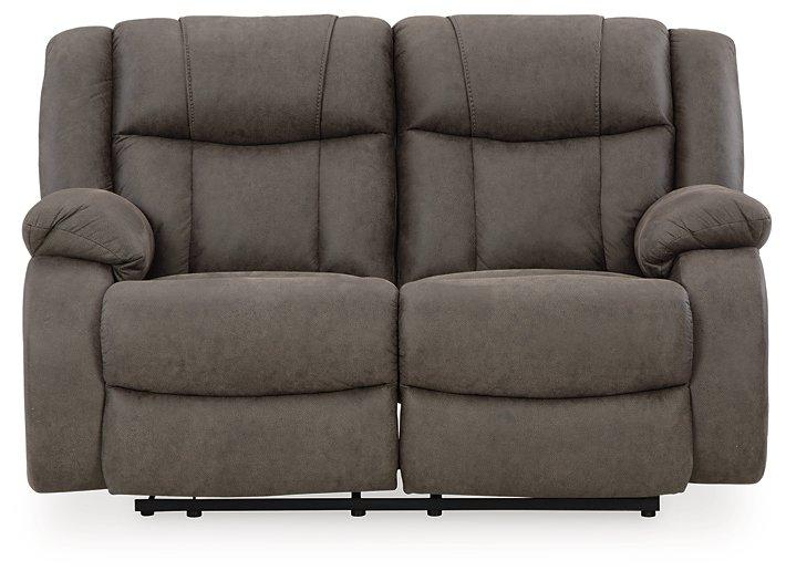 First Base Reclining Loveseat - Just Furniture (PA) - Multi Location
